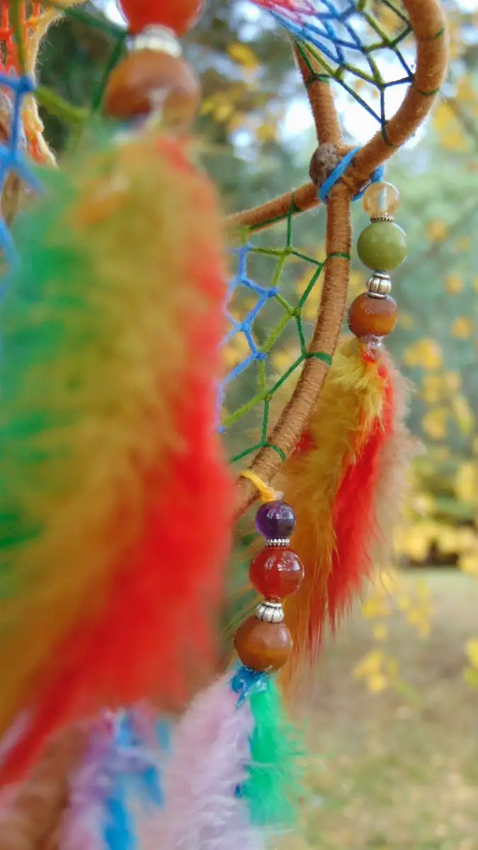 Petit Attrape-rêves 3D Multicolore - Agate