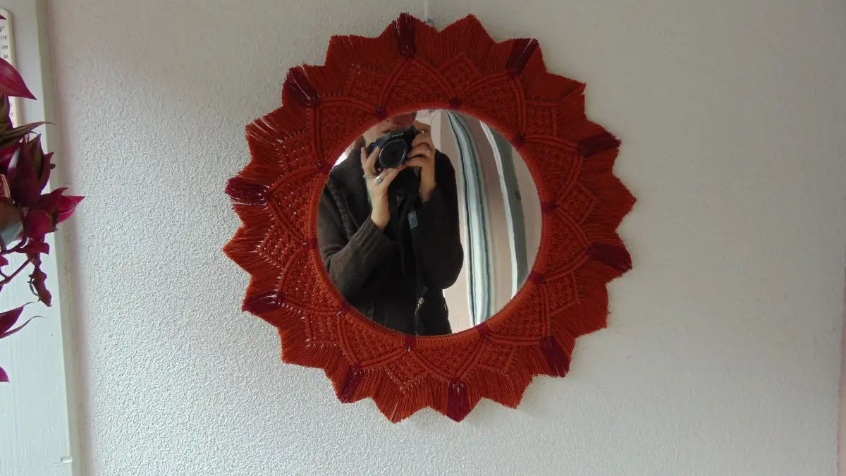 Collection de Grands Mioirs en Macramé