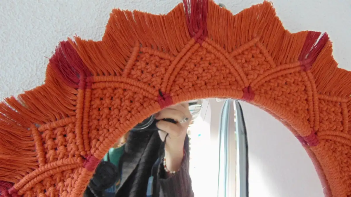 Collection de Grands Mioirs en Macramé