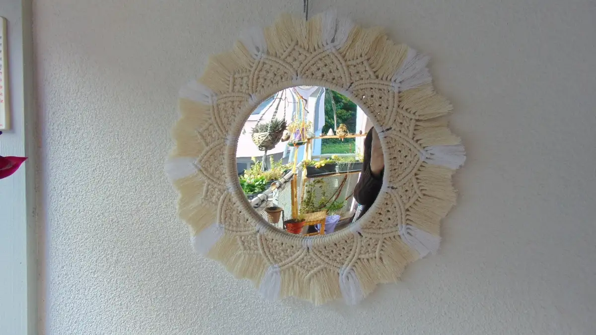 Collection de Miroirs moyens en Macramé