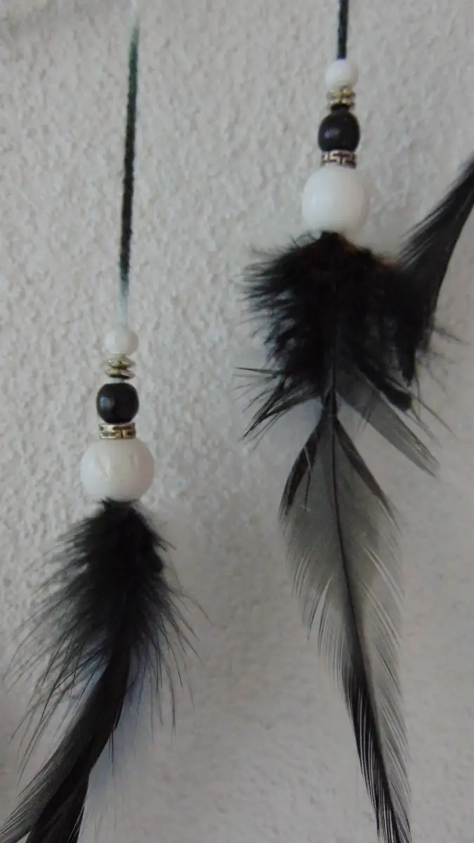 Grand Attrape-rêves Noir & Blanc