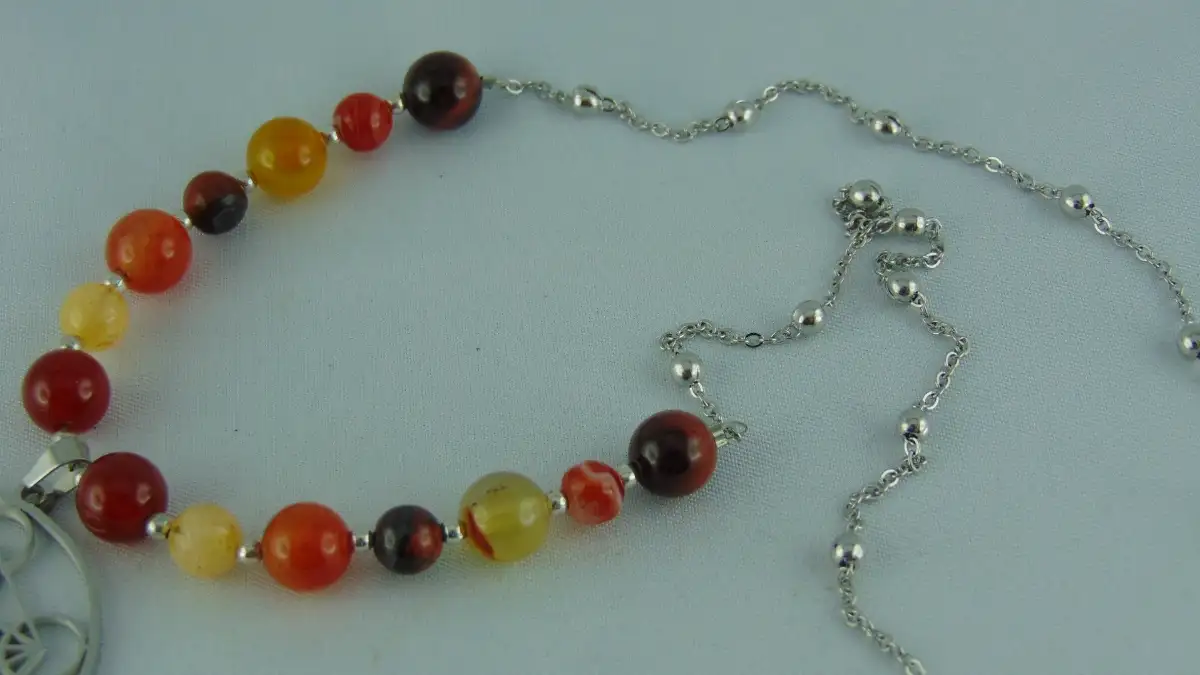 Collection de Colliers Metatron en acier inoxydable & Pierres Naturelles