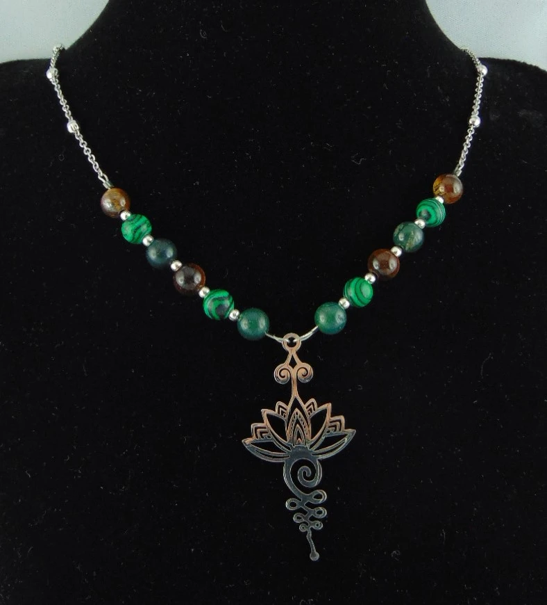 Collection Colliers Unalome en acier inoxydable