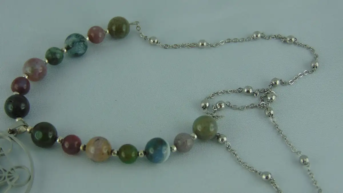 Collection de Colliers Metatron en acier inoxydable & Pierres Naturelles