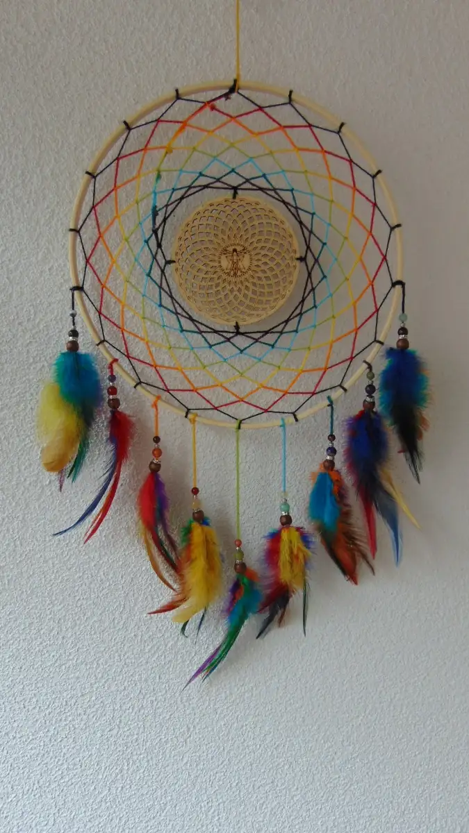 Collection d'Attrapes-rêves avec géométrie sacrée