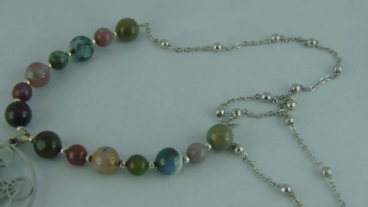 Collection de Colliers Metatron en acier inoxydable & Pierres Naturelles