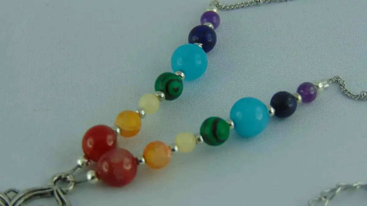 Collection de Colliers 7 Chakras Mandala Fleur