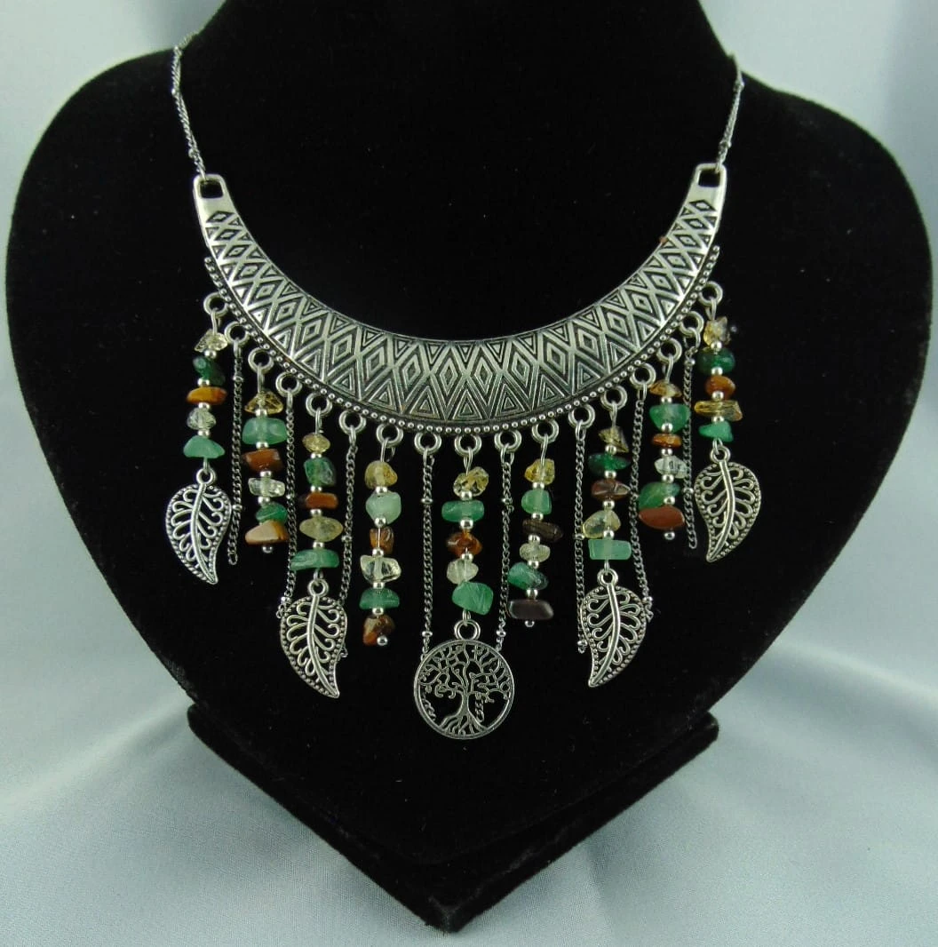 Collier imposant Arbre de vie