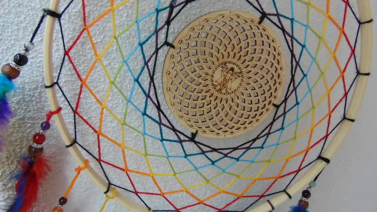 Collection d'Attrapes-rêves avec géométrie sacrée