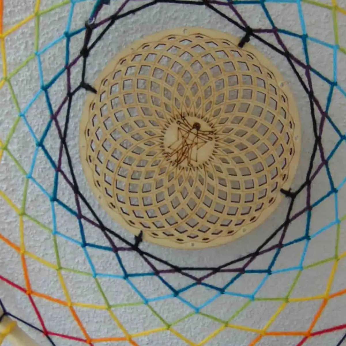 Collection d'Attrapes-rêves avec géométrie sacrée