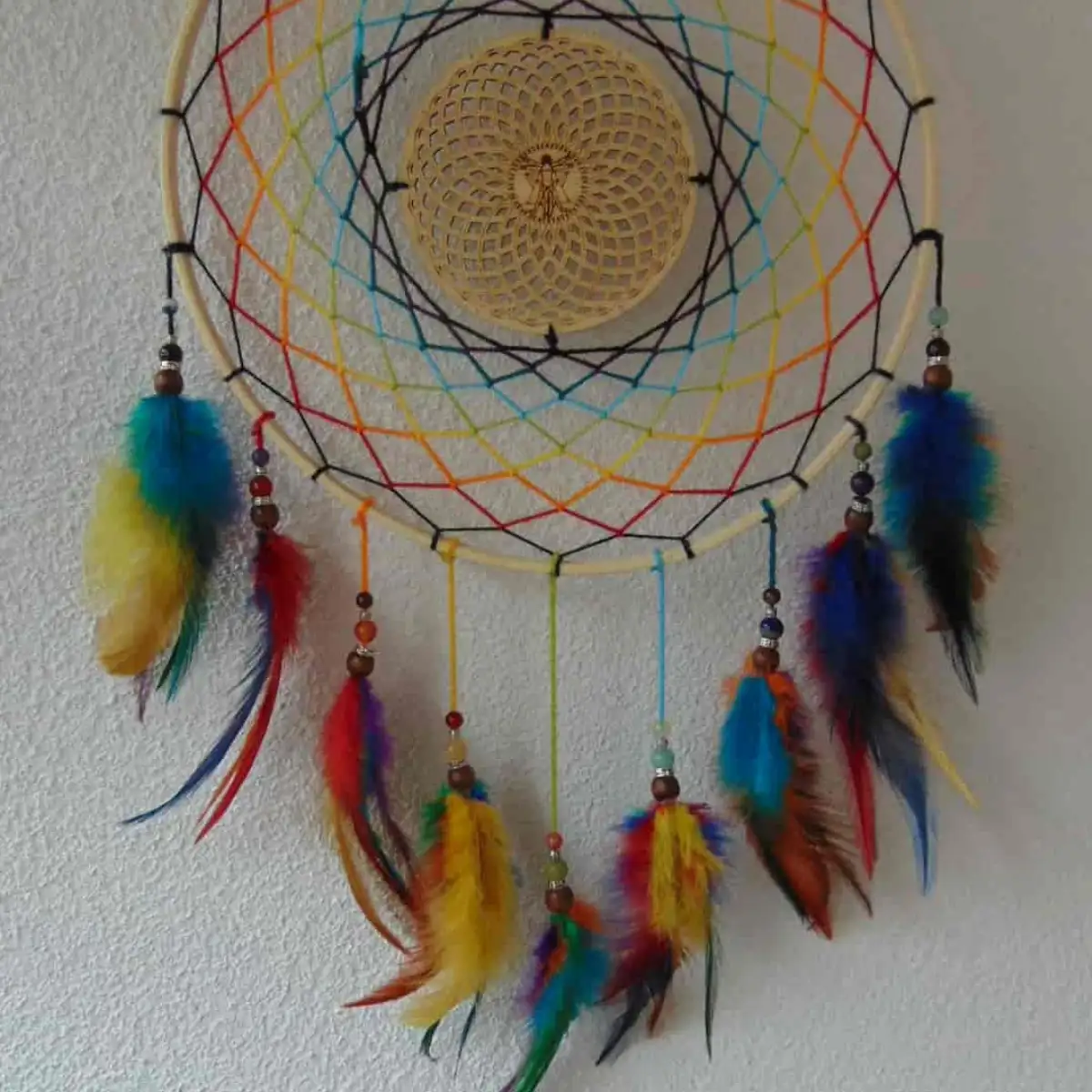 Collection d'Attrapes-rêves avec géométrie sacrée