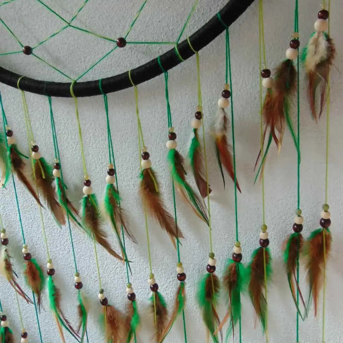 Attrape-rêves Géant Nature Arbre de vie - Jade & Citrine