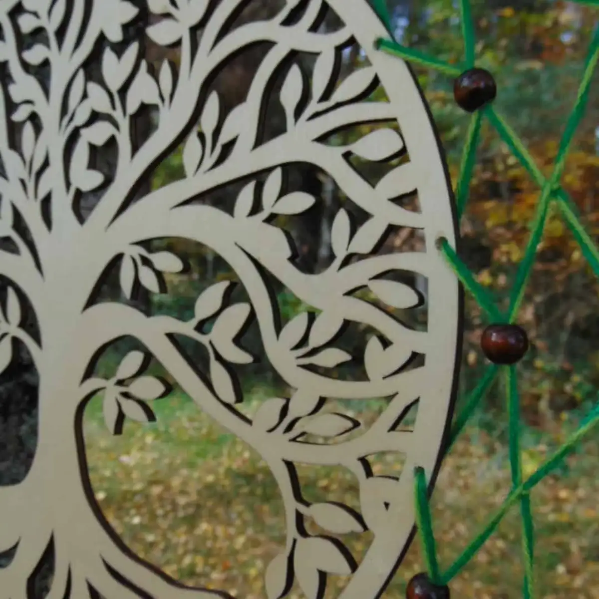 Attrape-rêves Géant Nature Arbre de vie - Jade & Citrine