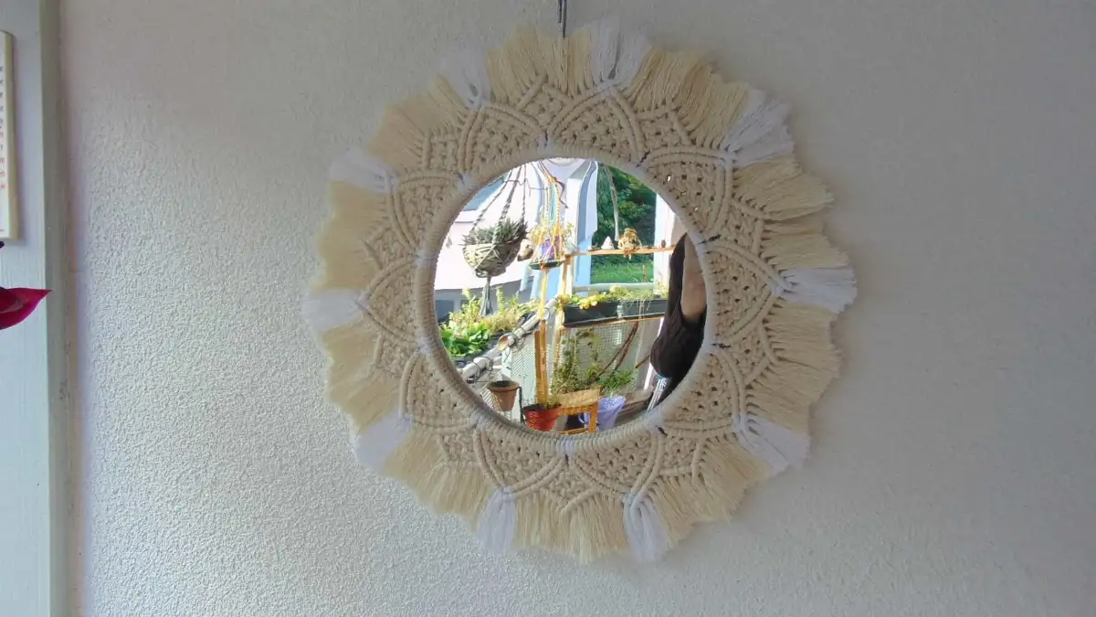 Collection de Miroirs moyens en Macramé