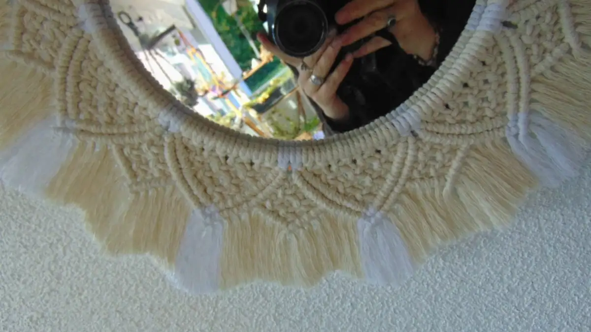 Collection de Miroirs moyens en Macramé