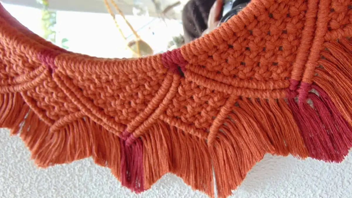 Collection de Grands Mioirs en Macramé