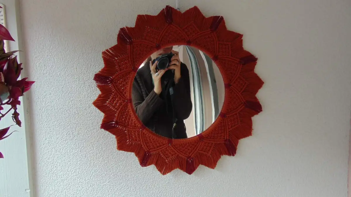 Collection de Grands Mioirs en Macramé