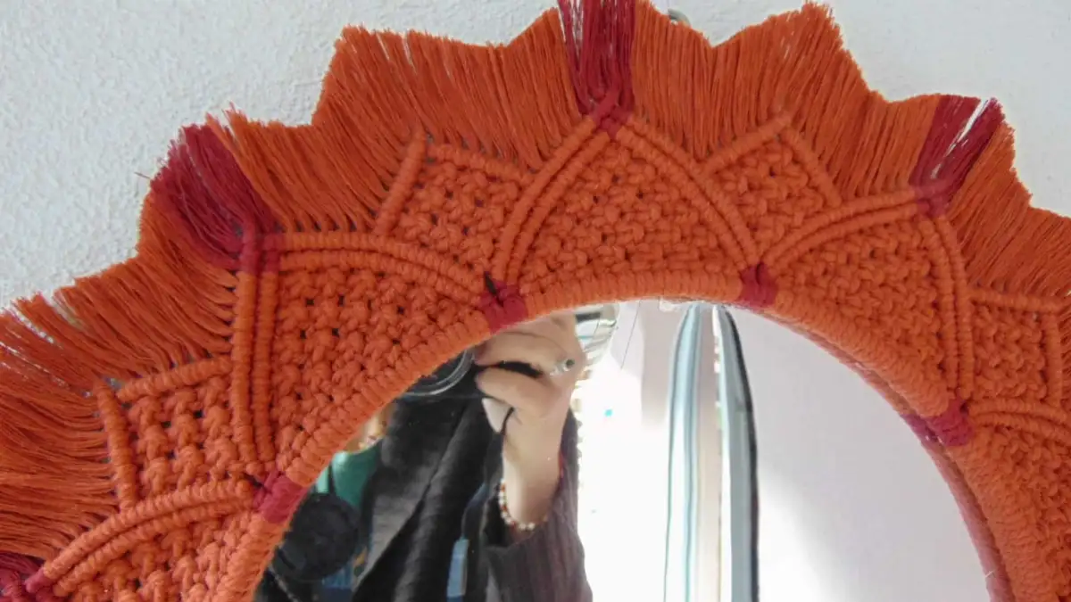 Collection de Grands Mioirs en Macramé